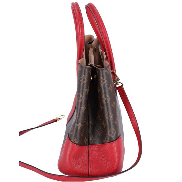 Louis Vuitton Flandrin Triple Compartment Satchel Monogram Brown Cerise M41596 - Picture 7 of 14